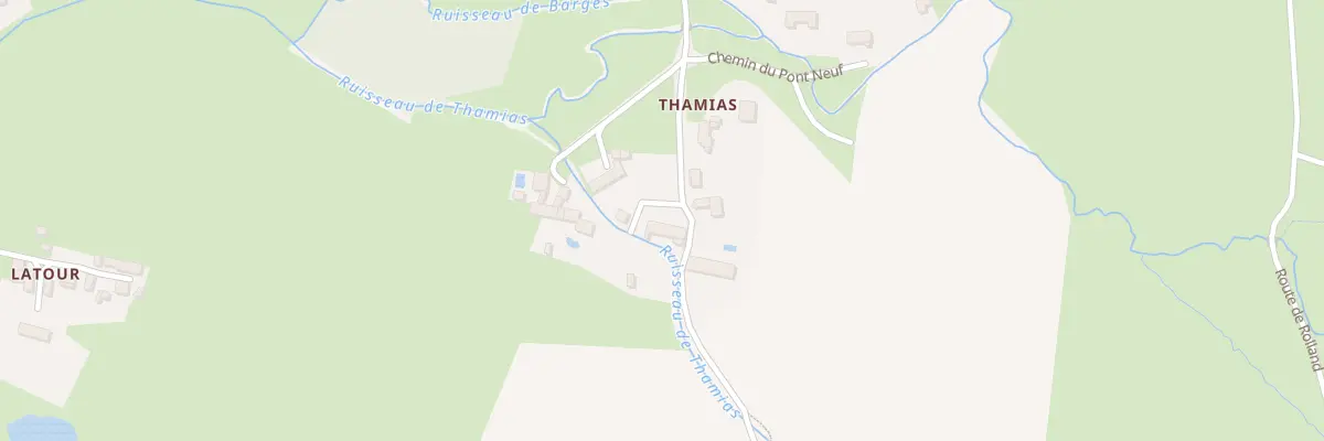 Plan du 5039 Thamias à Marsac-en-Livradois