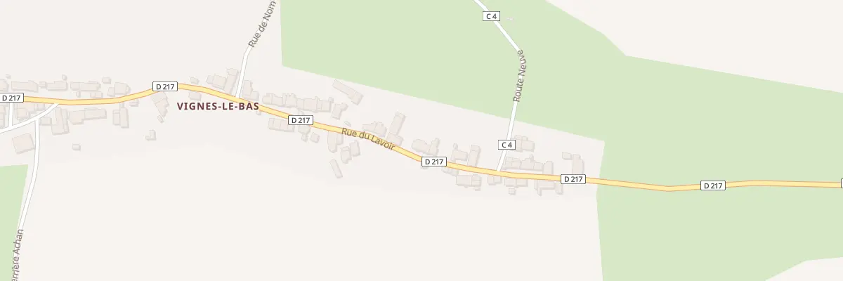 Plan du 11 Rue du Lavoir à Neuffontaines