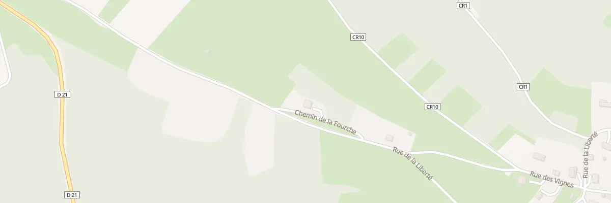 Plan du 1 Chem de la Fourche à Montillot