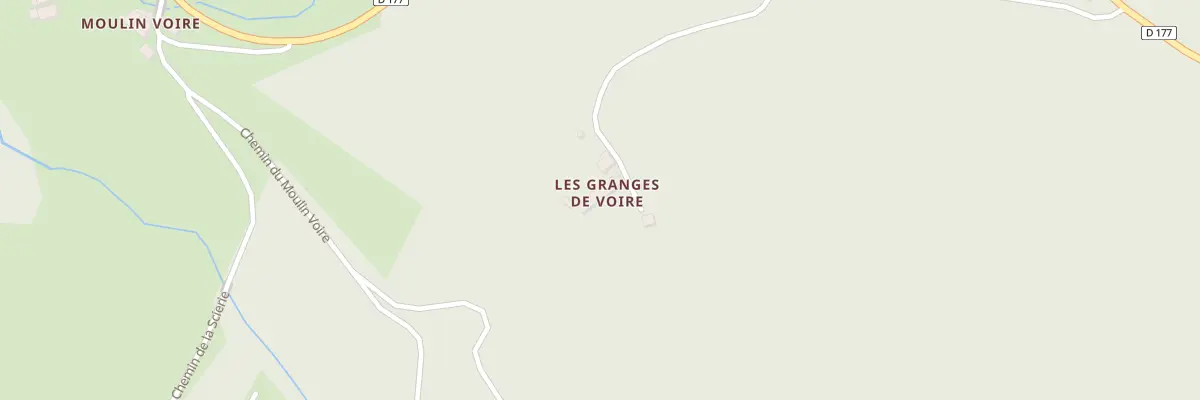 Plan du 18 Che de la Grange de Voire à La Chabanne