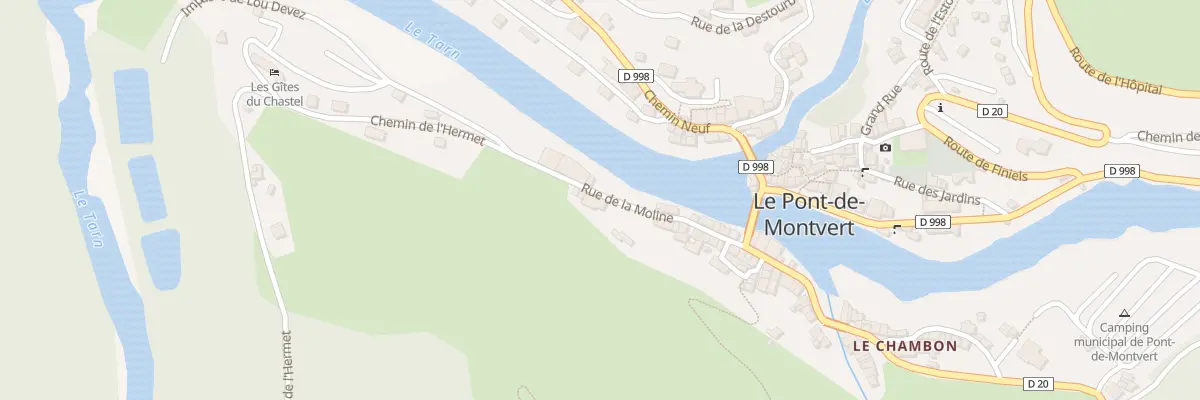 Plan du 122 Rue de la Moline à Pont de Montvert - Sud Mont Lozère