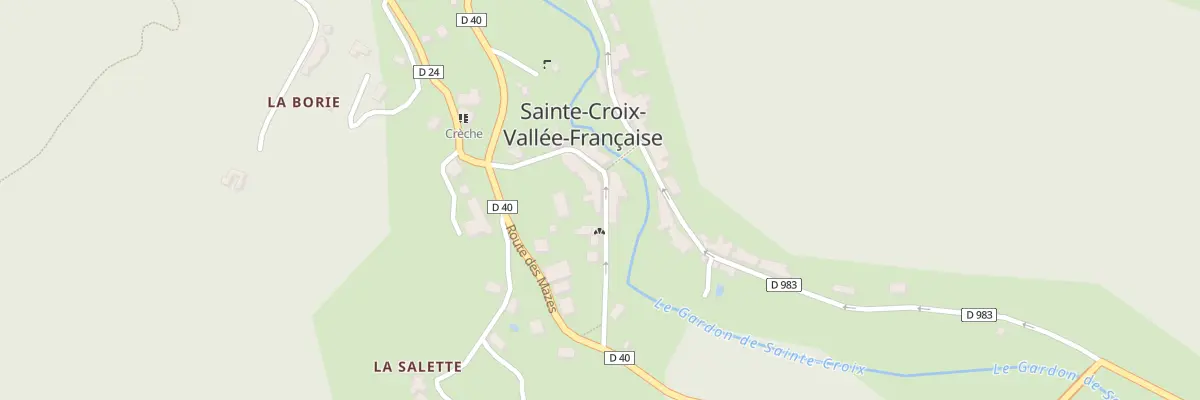 Plan du 5111 Sainte Croix Village à Sainte-Croix-Vallée-Française