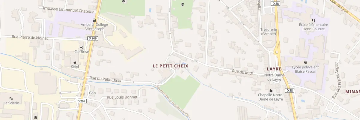 Plan du 10 Rue du Midi à Ambert