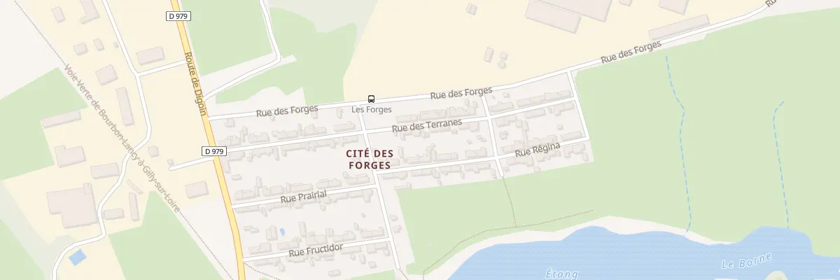 Plan du 26 Rue des Terranes à Bourbon-Lancy