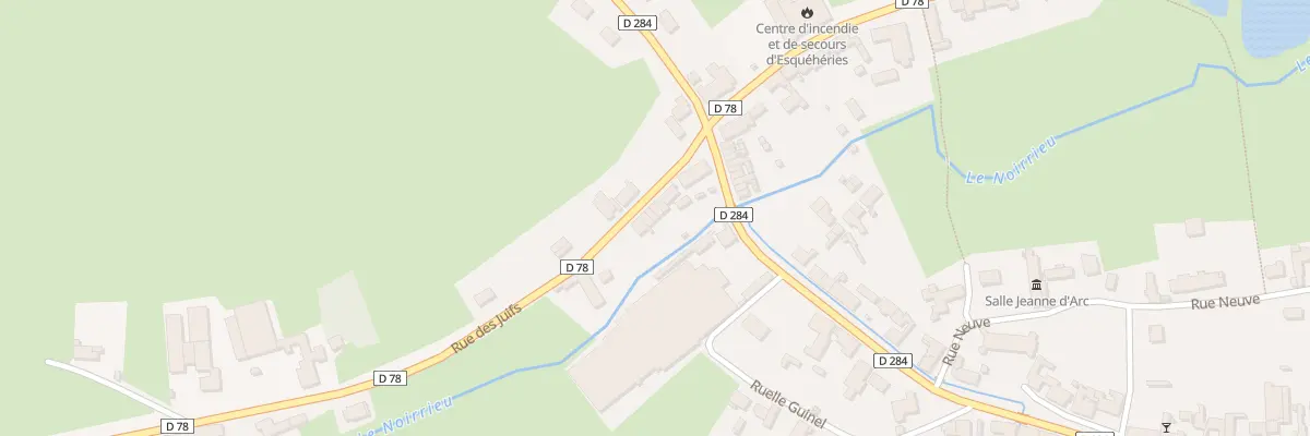 Plan du 7 Rue des Juifs à Esquéhéries