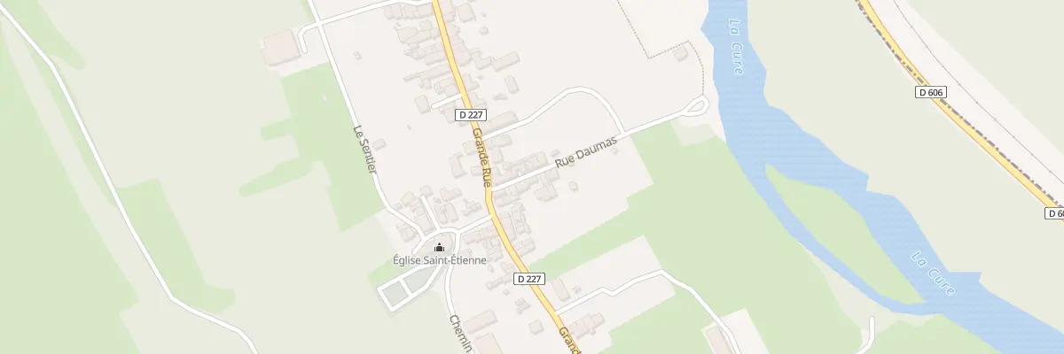 Plan du 10 Rue Daumas à Bessy-sur-Cure