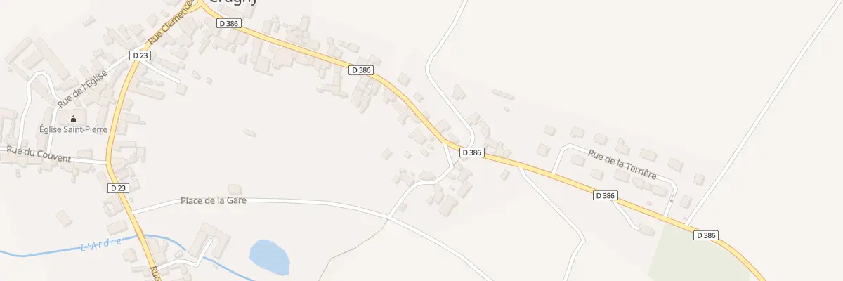 Plan du 36 Rue des Quatre Vents à Crugny