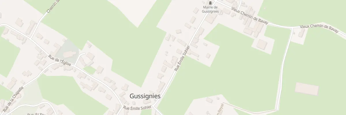 Plan du 16 Rue Emile Sohier à Gussignies