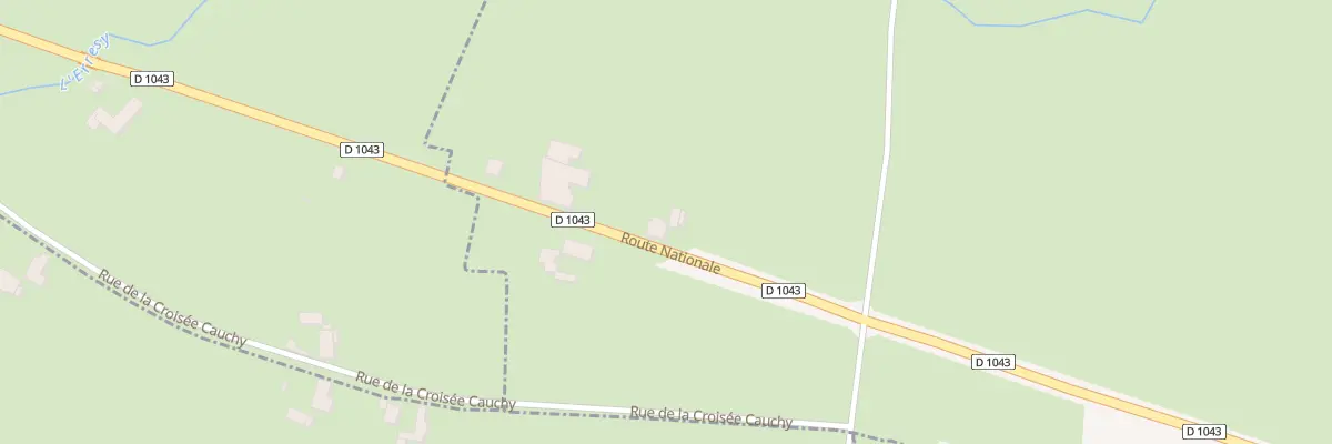 Plan du 6 Rte Nationale à Barzy-en-Thiérache