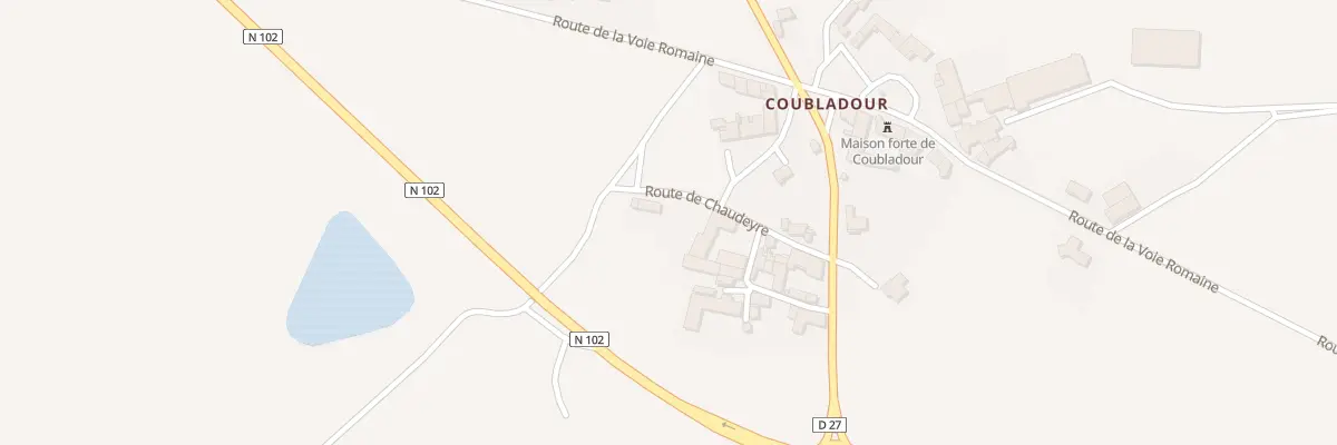 Plan du 5186 Coubladour à Loudes