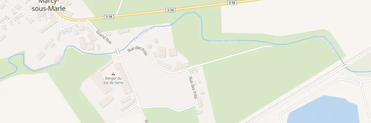 Plan du 5 Rue des Prés à Marcy-sous-Marle
