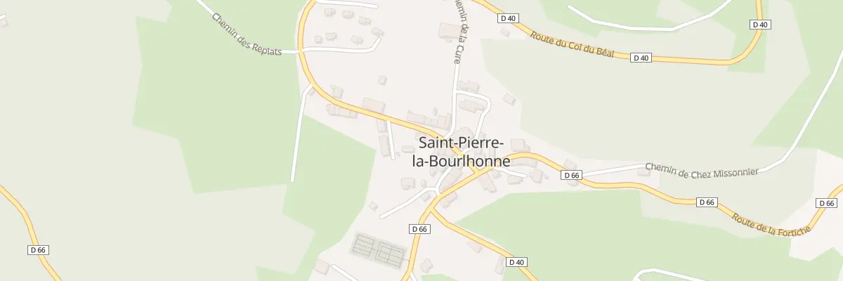 Plan du 5096 Le Bourg Ouest à Saint-Pierre-la-Bourlhonne