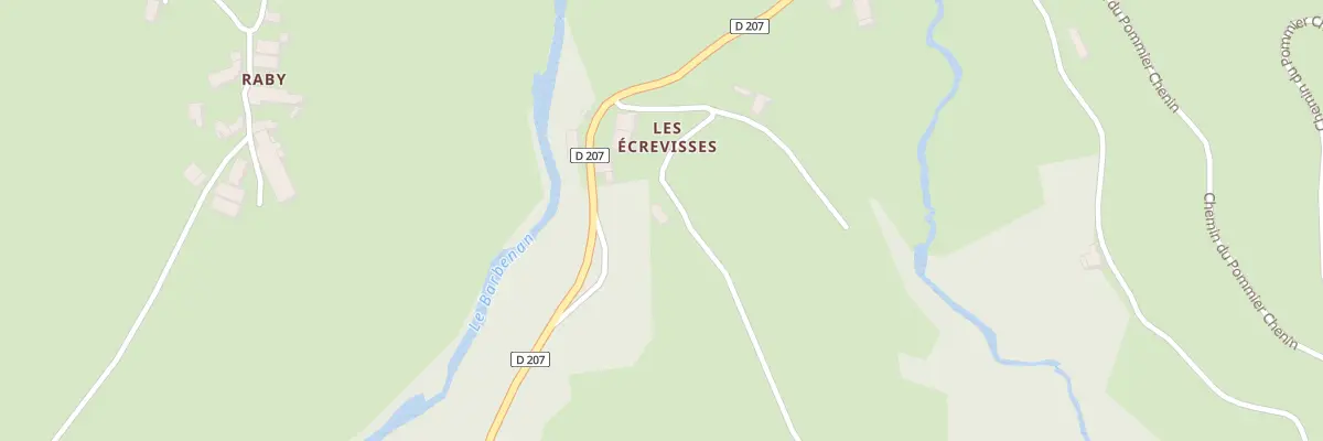 Plan du 8 Che des Écrevisses à Arfeuilles