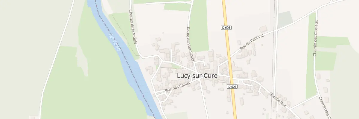 Plan du 1 Rue de l’Église à Lucy-sur-Cure