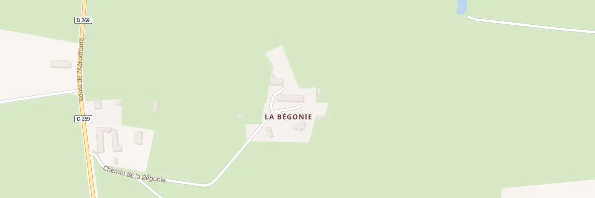 Plan du 400 Che de la Begonie à Ambert