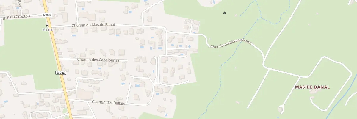 Plan du 5762F Che Mas de Banal à Saint-Bauzille-de-Putois