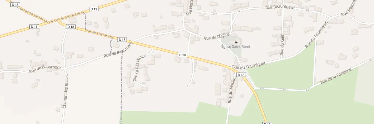 Plan du 9 Rue du Château à Mareuil-en-Brie