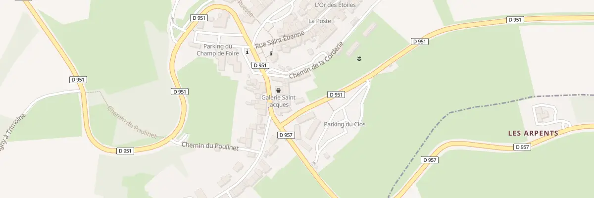 Plan du 3 Rte d’Auxerre à Vézelay