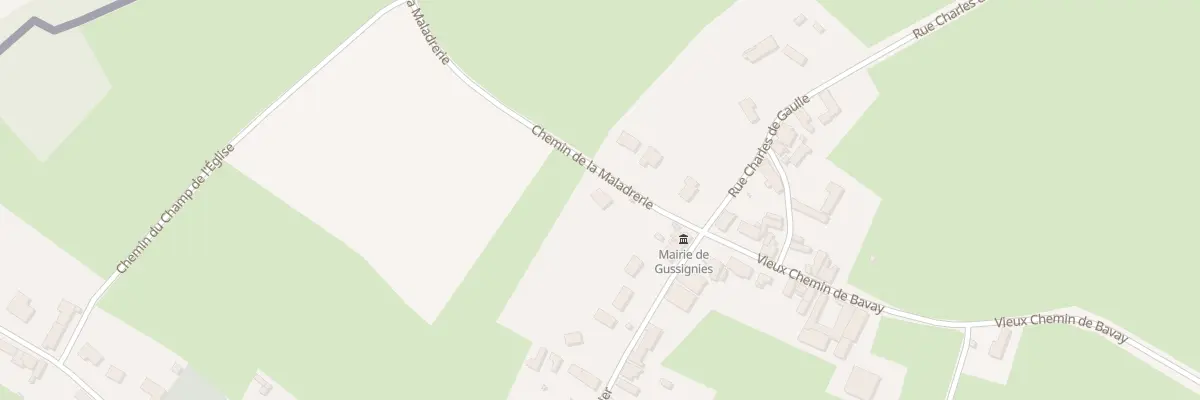 Plan du 3 Che de la Maladrerie à Gussignies