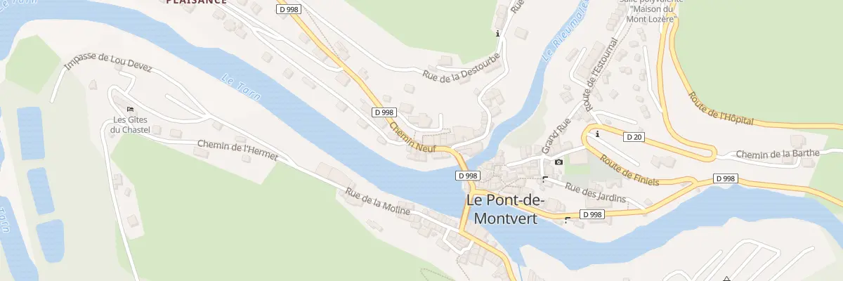 Plan du 64 Che Neuf à Pont de Montvert - Sud Mont Lozère