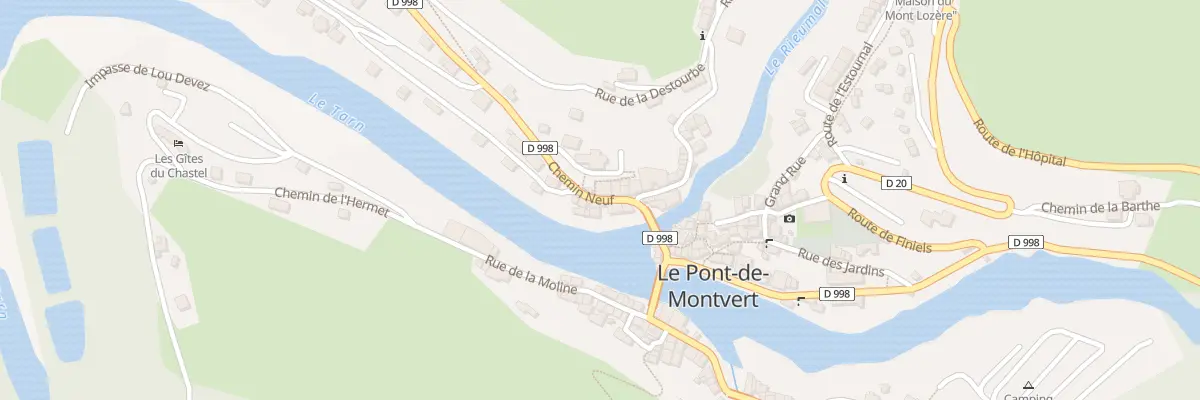 Plan du 57 Che Neuf à Pont de Montvert - Sud Mont Lozère