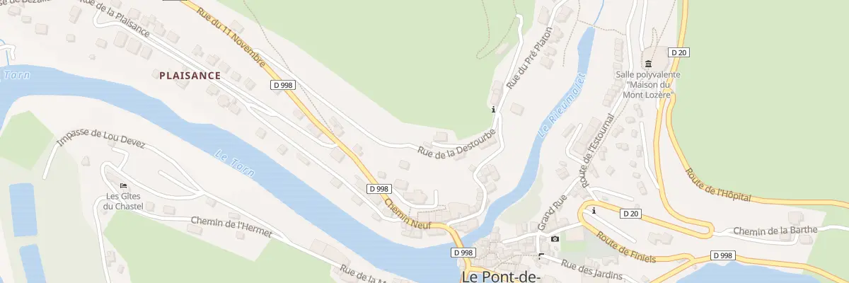 Plan du 5297 Che Neuf à Pont de Montvert - Sud Mont Lozère