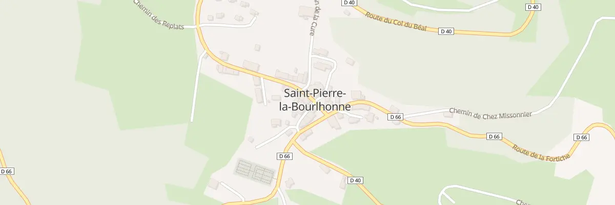 Plan du 5091 Le Bourg Ouest à Saint-Pierre-la-Bourlhonne