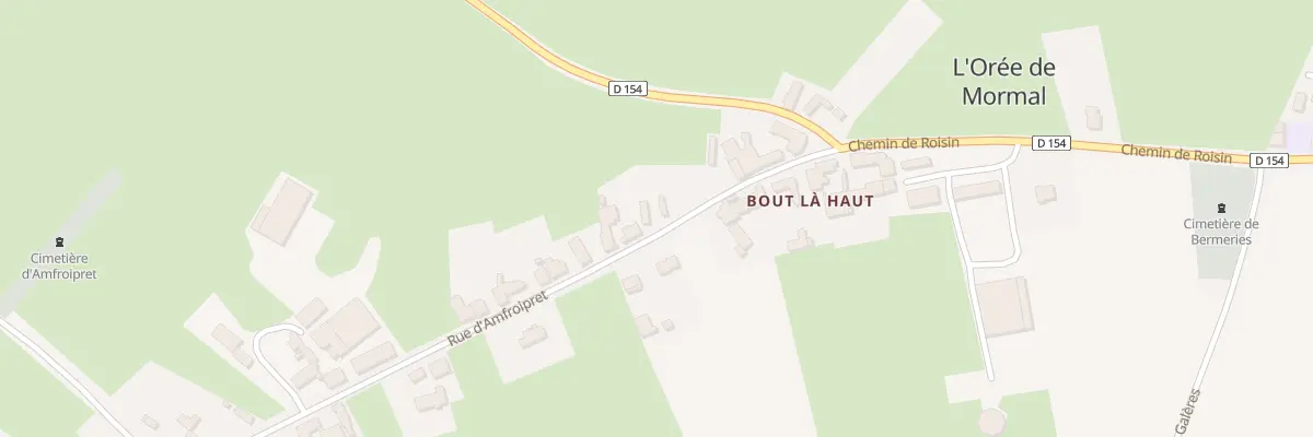 Plan du 6 Rue d’Amfroipret à L’Orée de Mormal