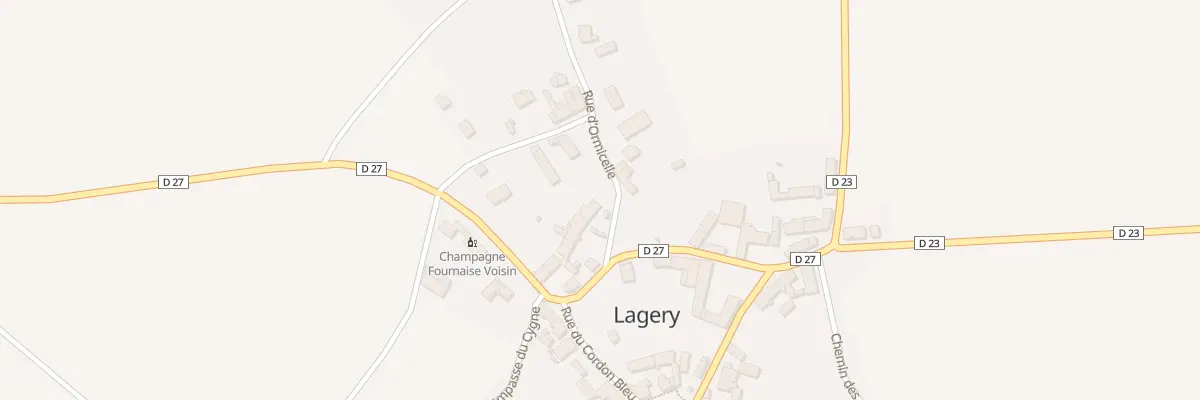 Plan du 7 Rue d’Ormicelle à Lagery