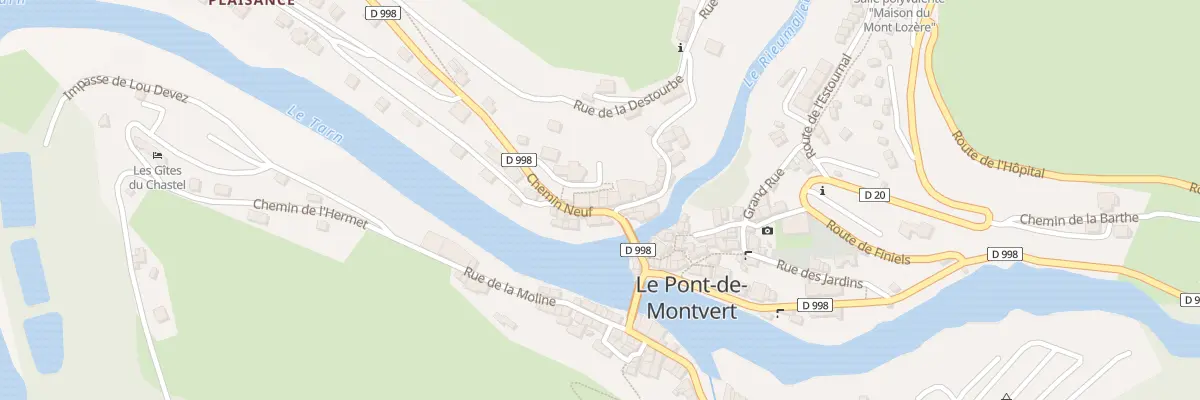 Plan du 5035 Che Neuf à Pont de Montvert - Sud Mont Lozère