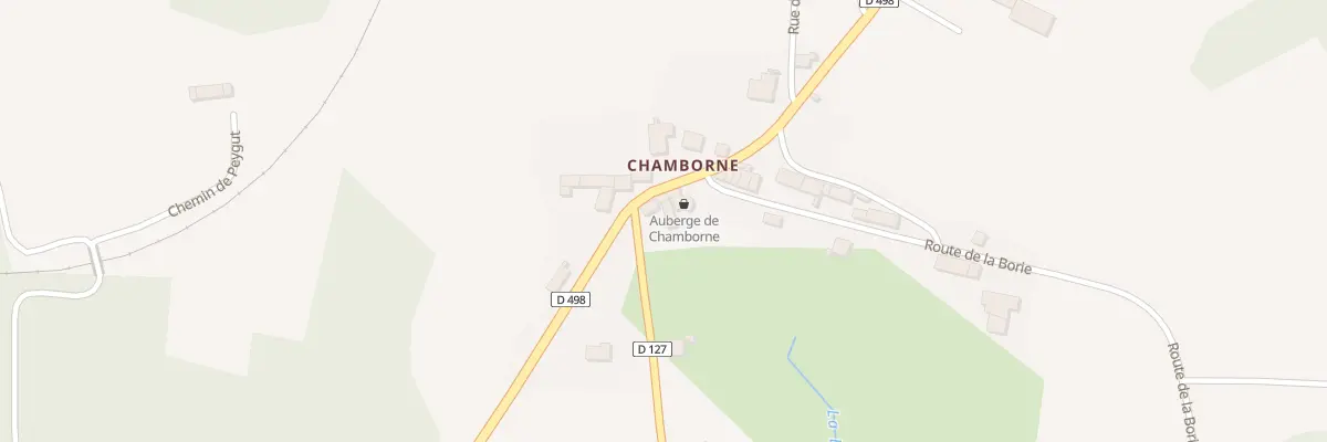 Plan du 636 Rte de Chamborne à Félines
