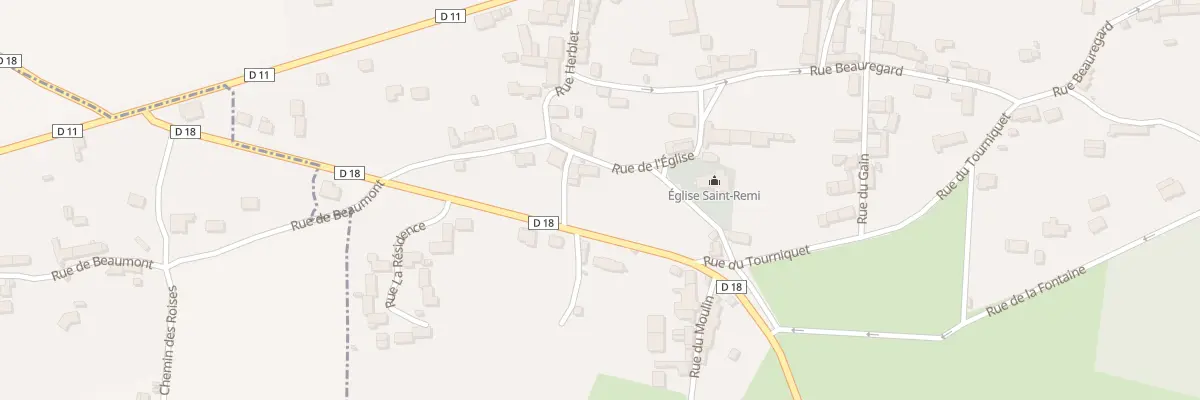 Plan du 4 Rue de l’Eglise à Mareuil-en-Brie