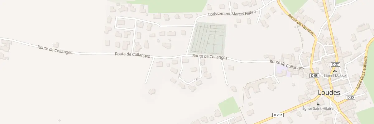 Plan du 11 Lot La Musette à Loudes
