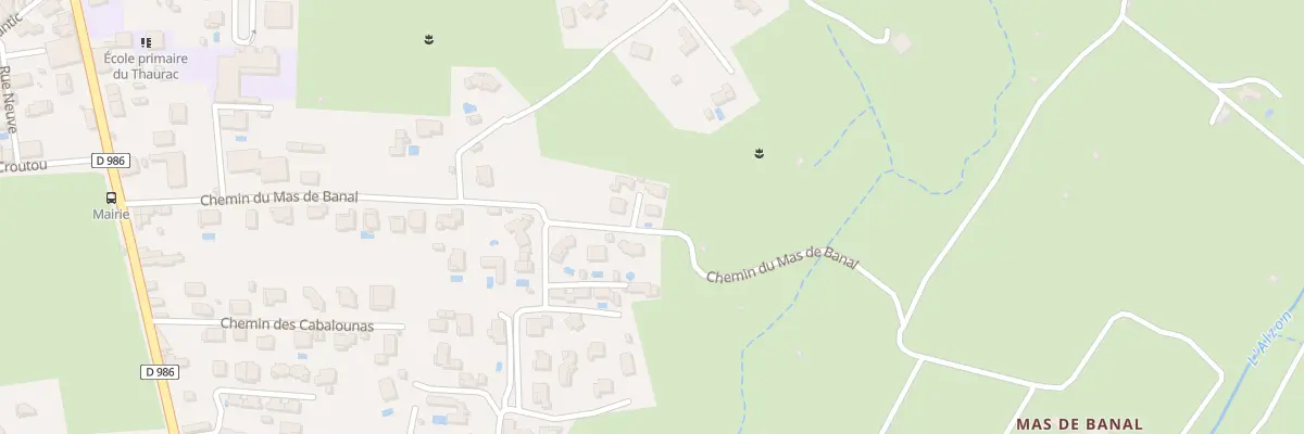 Plan du 419 Che Mas de Banal à Saint-Bauzille-de-Putois