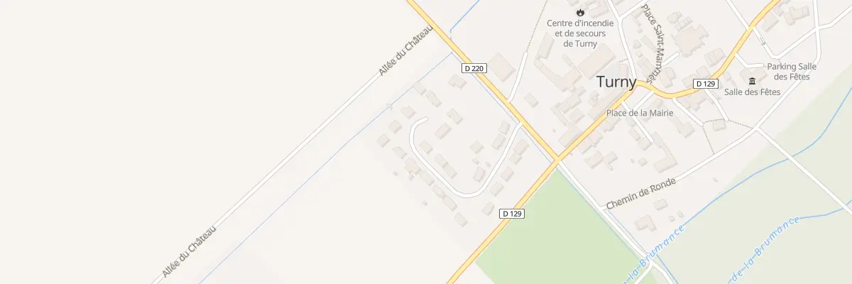 Plan du 14 Rue du Parc à Turny