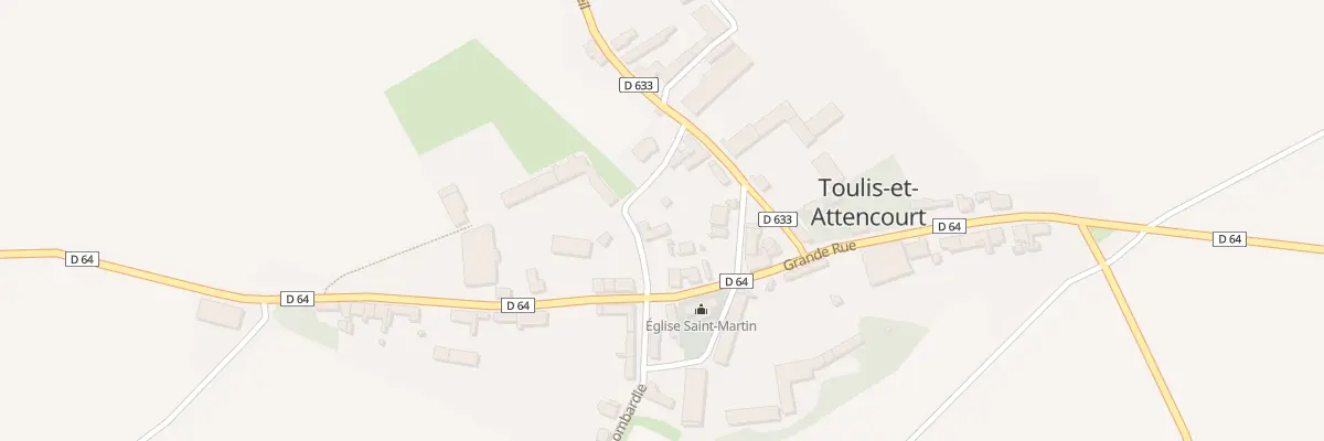 Plan du 2 Rue de l’Hotel-dieu à Toulis-et-Attencourt