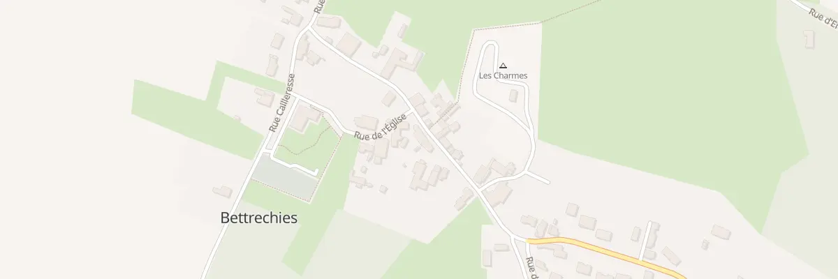 Plan du 10 Rue de Meaurain à Bettrechies