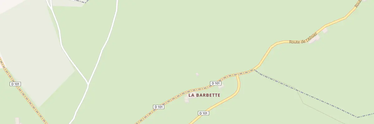 Plan du 2 La Barbette à La Chamba