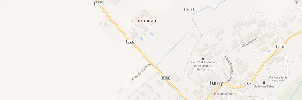 Plan du 64B Le Bourget à Turny