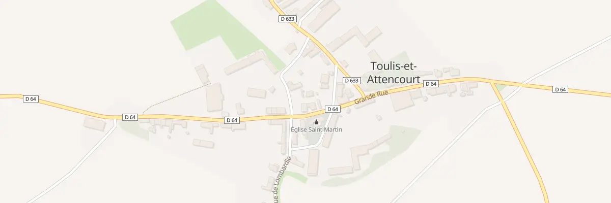 Plan du 7 Gr Gde Rue à Toulis-et-Attencourt