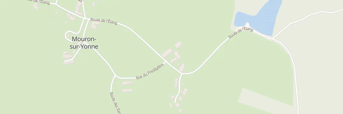 Plan du 3 Rte de l’Étang à Mouron-sur-Yonne
