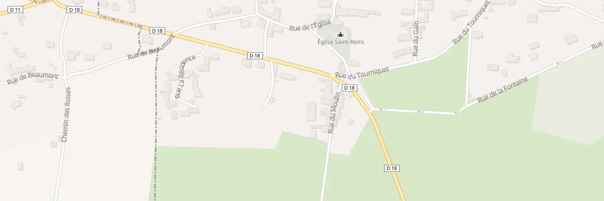 Plan du 4 Rue du Moulin à Mareuil-en-Brie