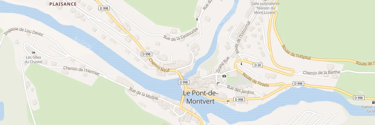 Plan du 5027 Rue de la Jaillerie à Pont de Montvert - Sud Mont Lozère