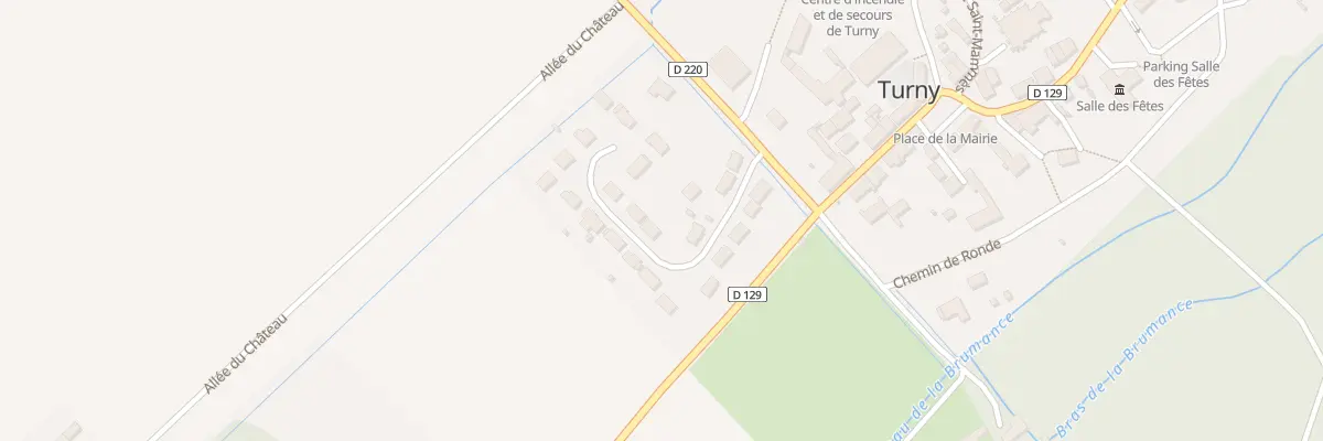 Plan du 10 Rue du Parc à Turny