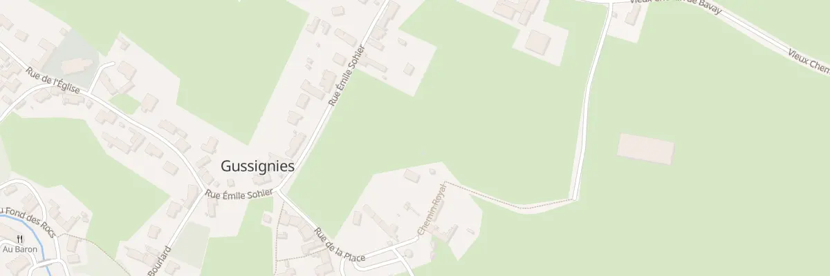 Plan du 11B Vc La Place à Gussignies