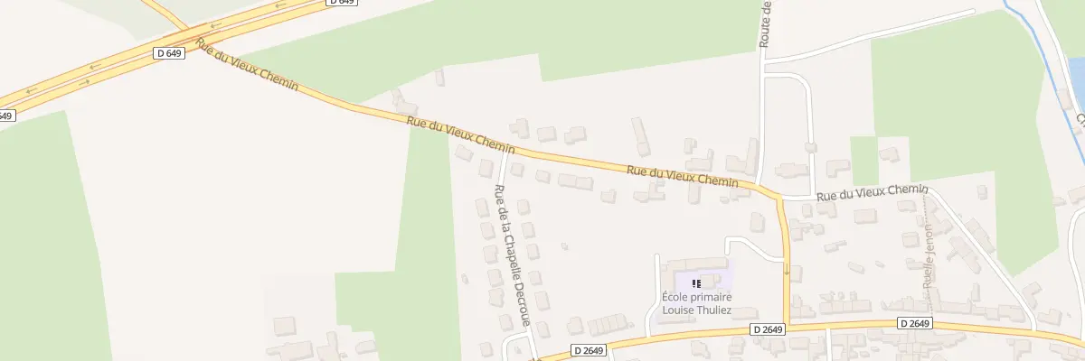 Plan du 31 Vche Vieux Chemin à Saint-Waast