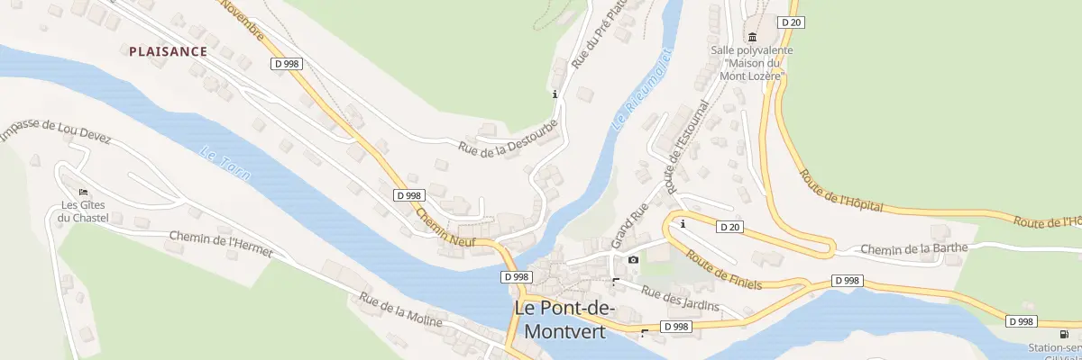 Plan du 82 Rue de la Jallerie à Pont de Montvert - Sud Mont Lozère
