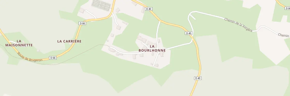 Plan du 5106 La Bourlhonne à Saint-Pierre-la-Bourlhonne