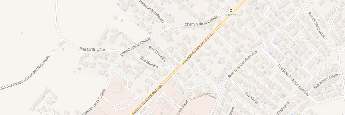 Plan du 24 Av du Mal Juin à Frontignan