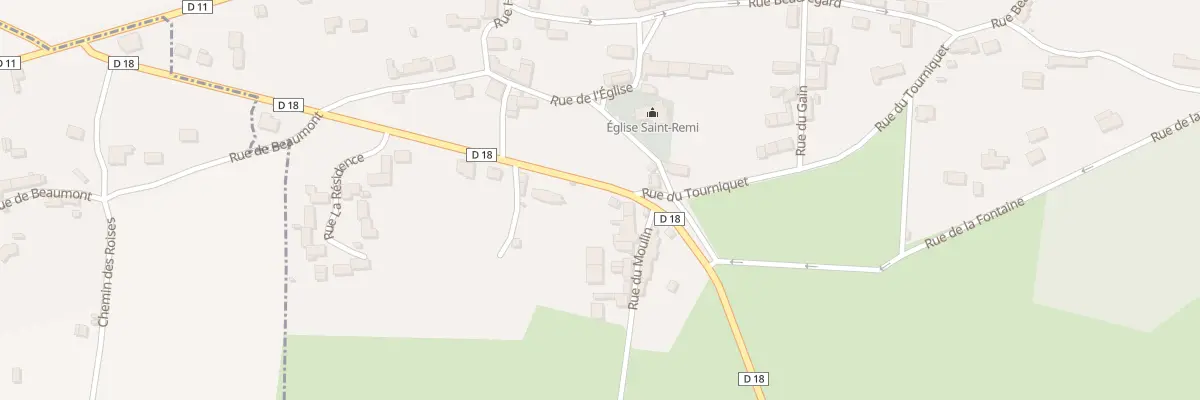 Plan du 3 Rue du Château à Mareuil-en-Brie
